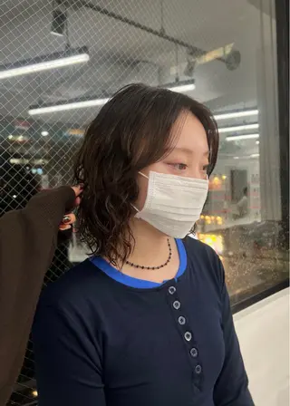 パーマ ♡透明感ブラウン♡ sayaka🧸のヘアスタイル