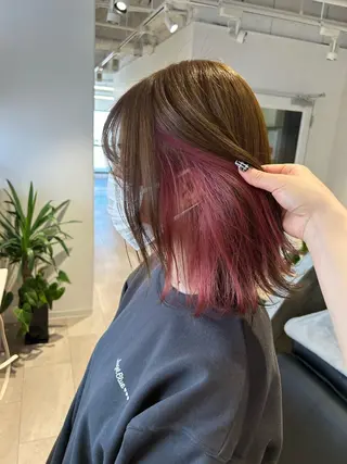 カラー モデル募集中🎀 ior MOMOKAのヘアスタイル