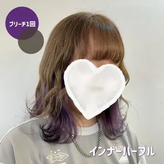 カラー 🍊暖色/ボブヘア chihiro🌼ོのヘアスタイル
