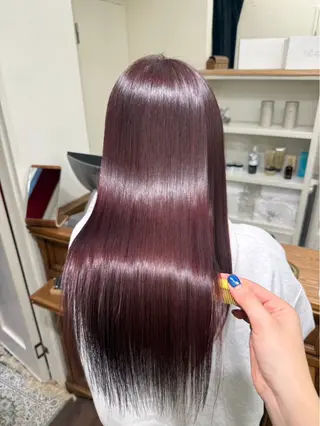 ロング カラー 渋谷/原宿 カラー× トリートメント ｻﾜのヘアスタイル