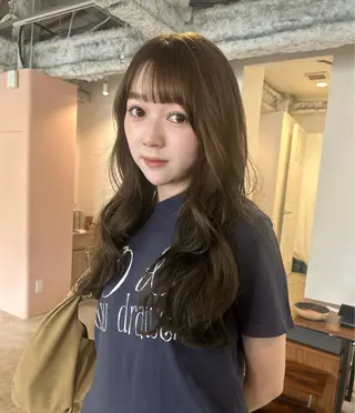 ロング カラー ヘアアレンジ 🎀suzuna 透明感colorのヘアスタイル