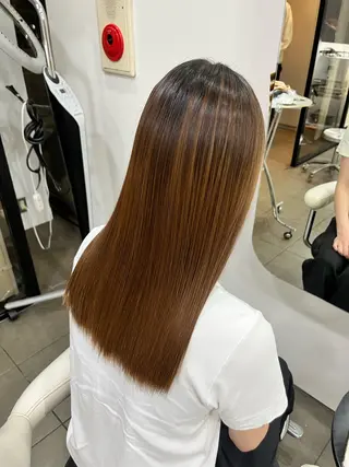 ロング in'dex hair錦糸町店所属・盛れる×透明感カラー ×透け感カラーのヘアスタイル