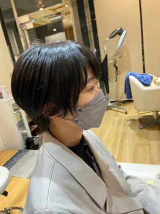 ショート カラー 全国1位🥇世界5位 小野田　礼花のヘアスタイル