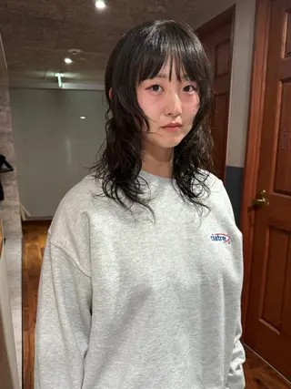 ミディアム カラー パーマ mai / linoah˚✧のヘアスタイル