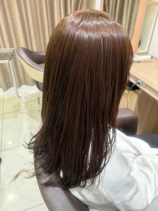 ロング カラー 柿崎 浩美のヘアスタイル