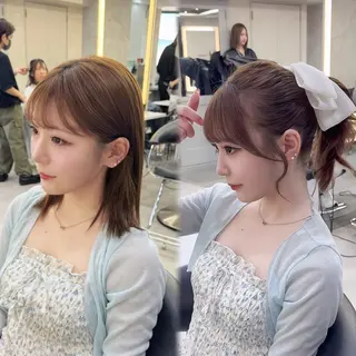 ロング 韓国ヘア　髪質改善 🌹レイヤー　芹奈のヘアスタイル