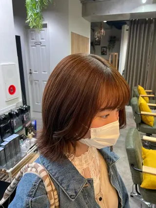 ショート カラー ブリーチ/ハイトーン 🌏💊RAINEのヘアスタイル