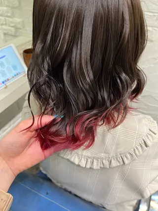 ミディアム カラー uros.所属・🩵aiko / モデル募集中️🩵のヘアスタイル