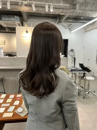 ロング パーマ×透明感カラー MIOのヘアスタイル