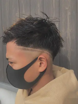 ショート パーマ メンズ umi所属・NAKAGAWA YUICHIのヘアスタイル