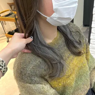 ロング カラー パーマ ヘアアレンジ メンズ キッズ ネイル マツエク・マツパ アイブロウ 横浜Bob美容師🤎 ERINAのヘアスタイル
