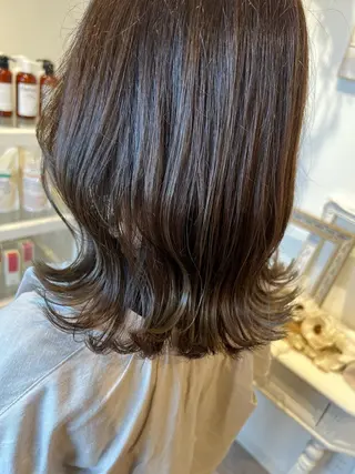 ミディアム 井上 美春のヘアスタイル