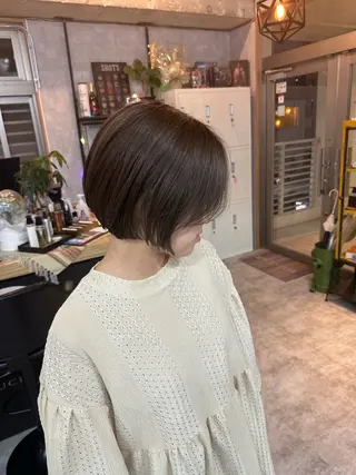 ショート C’LD hair produce /シールドヘア所属・モテ髪/ボブ/ショー ト/アダチフウトのヘアスタイル