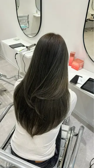 ロング カラー HAVANA 渋谷所属・渋谷/韓国レイヤー/ 艶髪/フェード/千尋のヘアスタイル