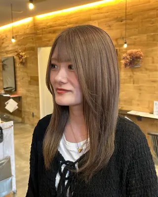 ロング カラー moeka/札幌/ 透明感カラーのヘアスタイル