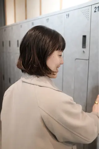 ショート パーマ Door代官山所属・詩織/パーマ /代官山のヘアスタイル