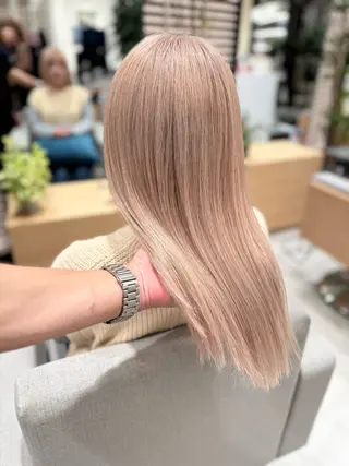 セミロング カラー stair:case 武蔵小杉所属・🌈髪質改善カラー/ 似合わせ/田中颯士のヘアスタイル