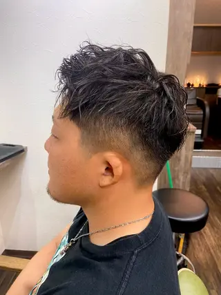 ショート メンズ レオ所属・仁和山 晃のヘアスタイル