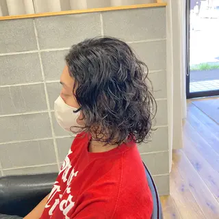 ロング パーマ メンズ メンズ特化/垣見 隼人のヘアスタイル