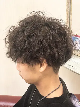 ショート パーマ メンズ KEN 🌟のヘアスタイル