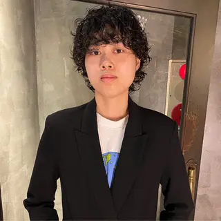 ショート パーマ メンズ ◽️モードヘア◽️ SHOUTOのヘアスタイル