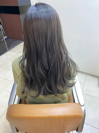 ロング カラー レイヤー/ベージュ カラー/ハシモトのヘアスタイル