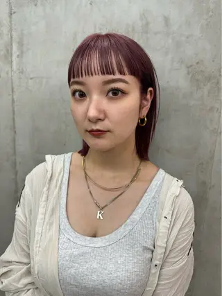 ショート カラー SALTWATER AYARIのヘアスタイル