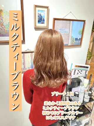 ロング カラー 艶髪カラー 渡辺岳也のヘアスタイル
