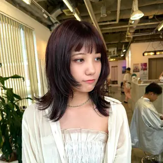 ミディアム 小森 祐希のヘアスタイル