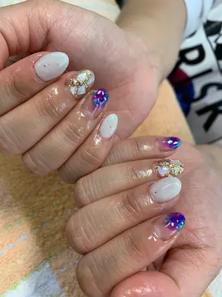 ネイル rukianail 新里のネイルデザイン