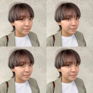 ショート カラー アブアイ所属・艶髪・酸性ストレート フリツのヘアスタイル