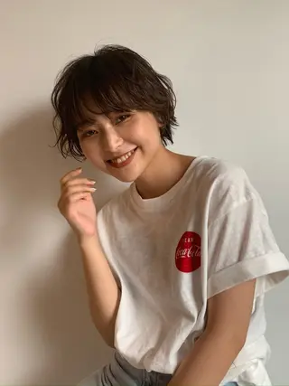 ショート 渥美 怜子のヘアスタイル