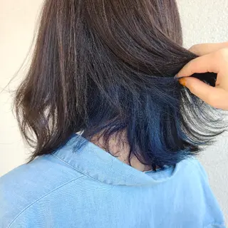 ミディアム カラー Hazumi Ayanoのヘアスタイル
