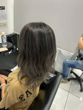 ミディアム カラー YUDU🍊 germe/ジェルムのヘアスタイル