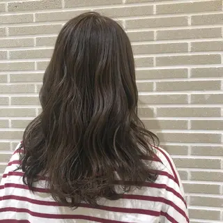 セミロング 植田 菜月のヘアスタイル