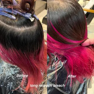 カラー daiki 原宿のヘアスタイル