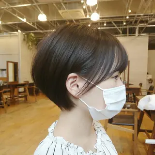 ショート カラー youres hair はなれ店所属・髪質改善🌸縮毛矯正 専門家💖後藤のヘアスタイル