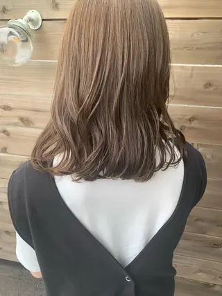 セミロング chihale 富樫莉香のヘアスタイル