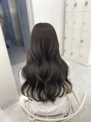 カラー 🤍透明感グレージュ オリーブ🤍RINのヘアスタイル