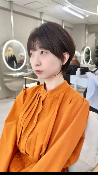 ショート カラー i.+sapporo所属・ショート/レイヤー /札幌/小山内のヘアスタイル