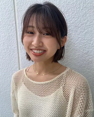 ショート レイヤーパーマ/ ショートパーマ/横浜のヘアスタイル