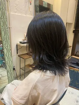 ミディアム 谷九/天王寺/上本町 /似合わせ/北川響のヘアスタイル