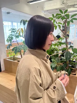 ミディアム 田中 愛梨のヘアスタイル