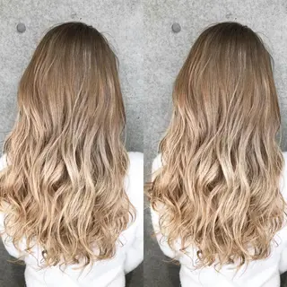 ロング カラー 🌈艶ハイトーン🌈 心を込めます🤝涼介のヘアスタイル