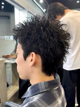 ショート パーマ fifth 児玉達哉 当日予約🙆のヘアスタイル