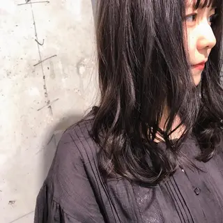 ミディアム カラー パーマ Nero✂︎ officialのヘアスタイル