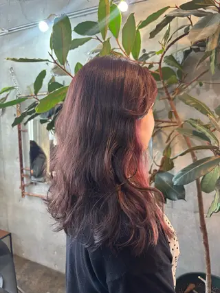ロング カラー 大林 エリコのヘアスタイル