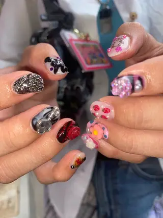 ネイル .unff所属・hana (..)個 性派/メンズネイル◎のネイルデザイン