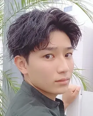 ショート メンズ パーマ 横川/髪質改善/ メンズパーマ特化吉良のヘアスタイル