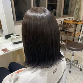 ミディアム カラー 石川 雅のヘアスタイル